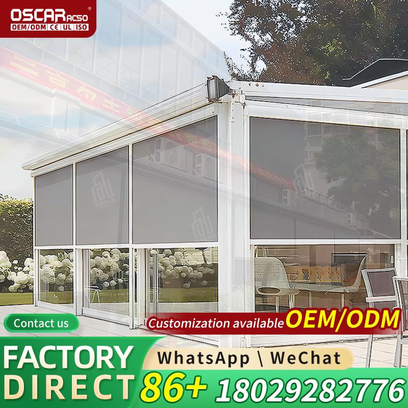 Outdoor Porch Enclosure Kit Be - Outdoor Power Roller Shades incelemesi ve fiyatı
