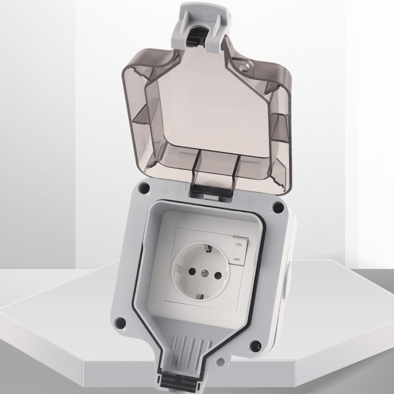 IP66 Outdoor Socket Wall Plug  - Outdoor Power Outlet Waterproof incelemesi ve fiyatı