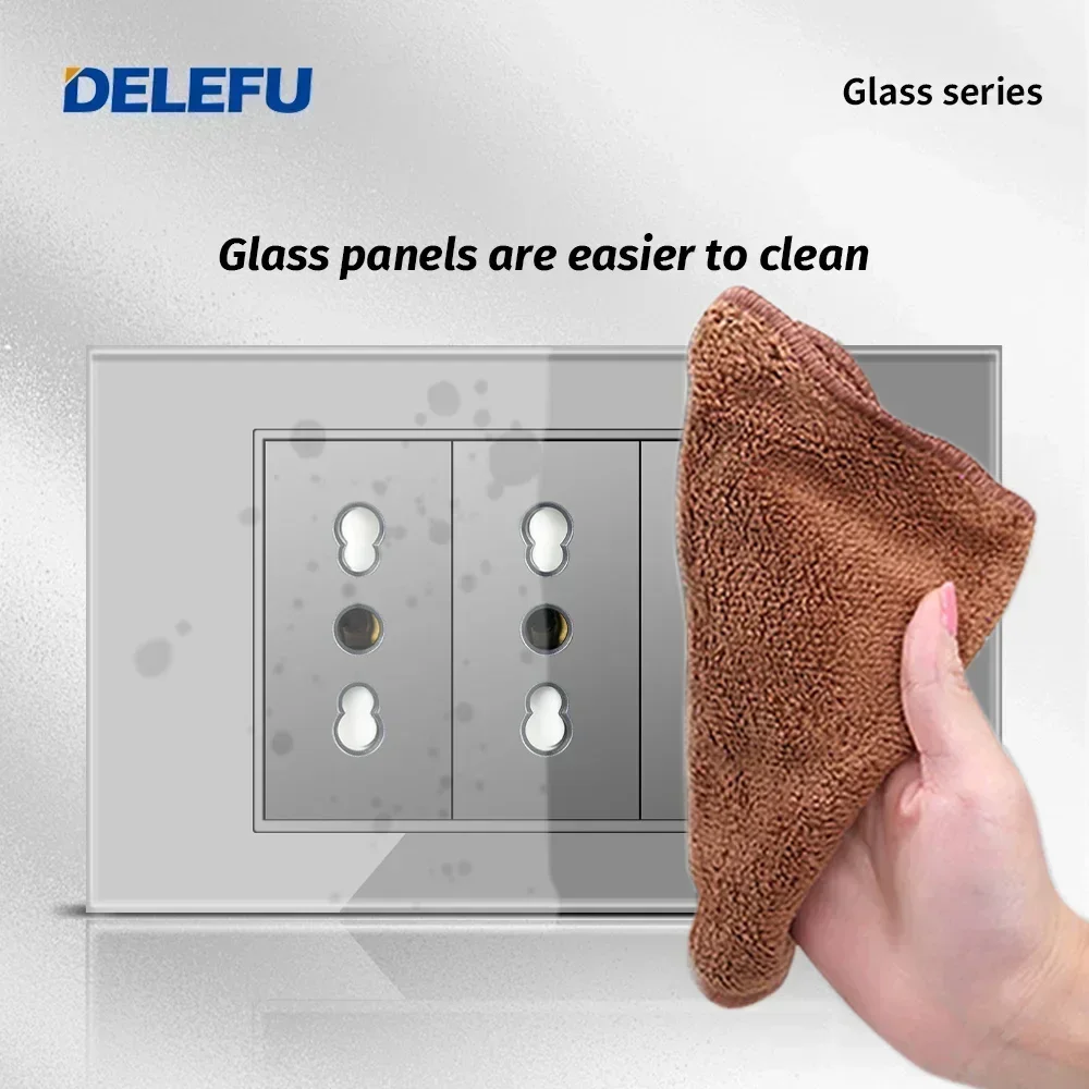 DELEFU Grey Tempered Glass Ita - Outdoor Power Hub incelemesi ve fiyatı