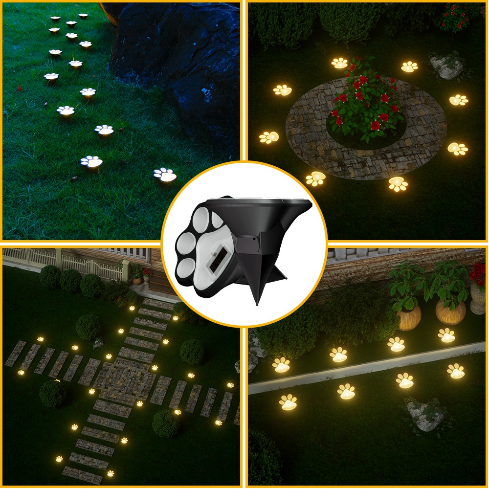 Solar Powered LED Dog Paw Prin - Outdoor Power Parts incelemesi ve fiyatı