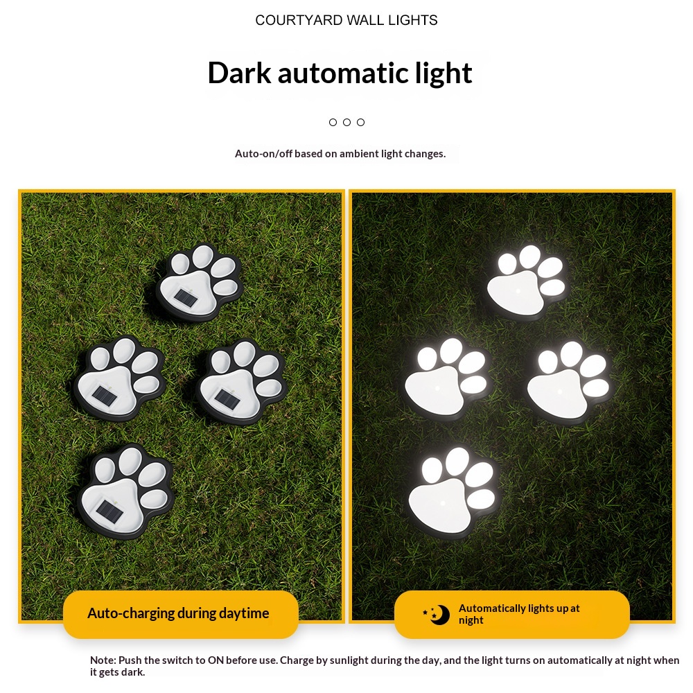 Solar Powered LED Dog Paw Prin - Outdoor Power Parts incelemesi ve fiyatı