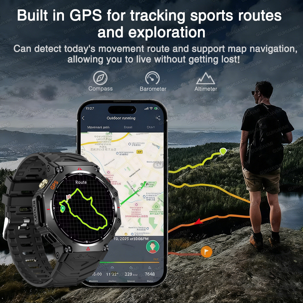 2025 New Outdoor GPS Smart Wat - Outdoor Power Meter Box incelemesi ve fiyatı