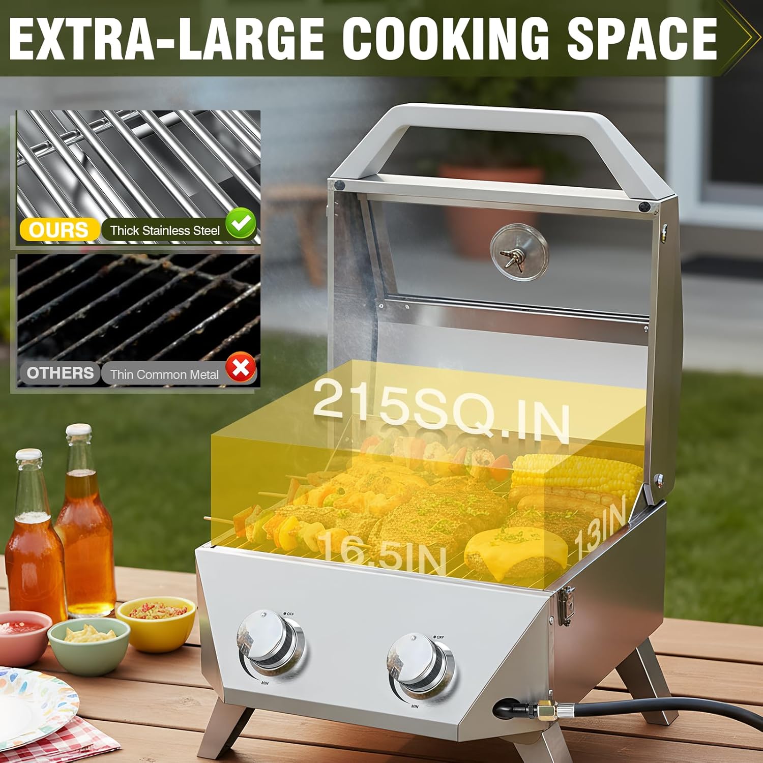20000 BTU Porterhouse Tabletop - Outdoor Power Burner incelemesi ve fiyatı