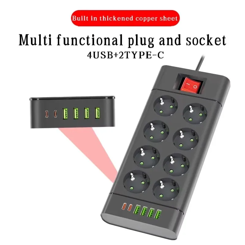 EU Plug Power Strip Outlet Ext - Outdoor Power Strip incelemesi ve fiyatı