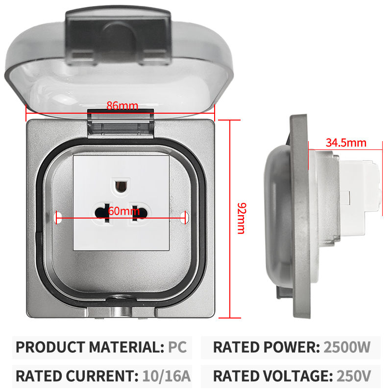 IP65 Waterproof Outdoor Socket - Outdoor Power Rack incelemesi ve fiyatı