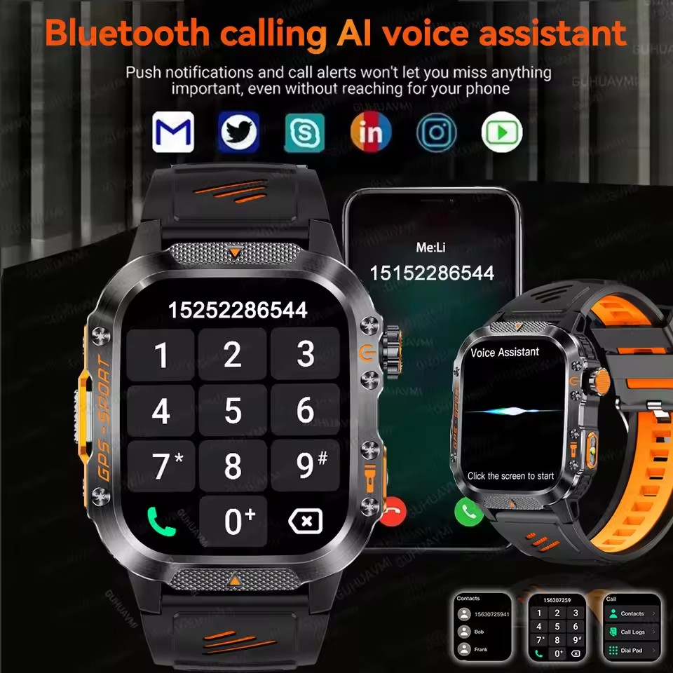2026 New Military SmartWatches - Outdoor Power Meter Box incelemesi ve fiyatı
