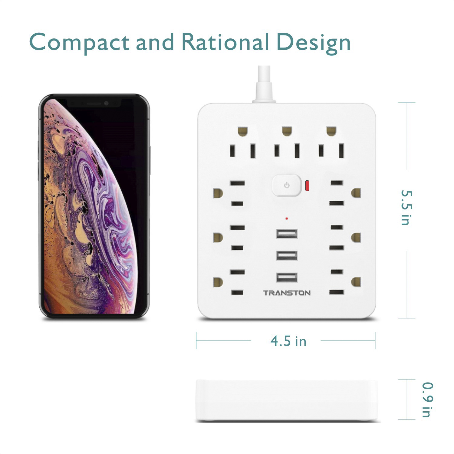 Power Outlet with Surge Protec - Outdoor Power Strip incelemesi ve fiyatı