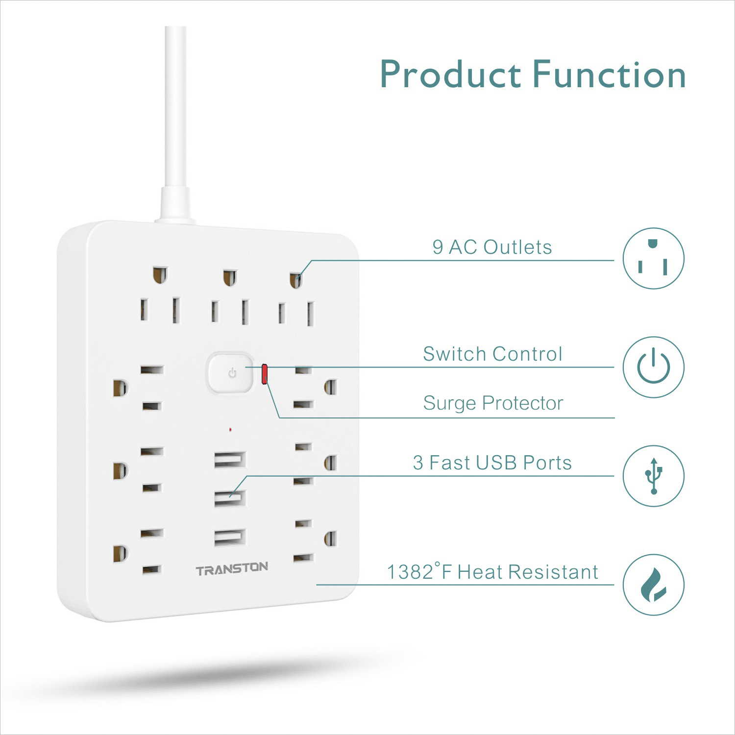 Power Outlet with Surge Protec - Outdoor Power Strip incelemesi ve fiyatı