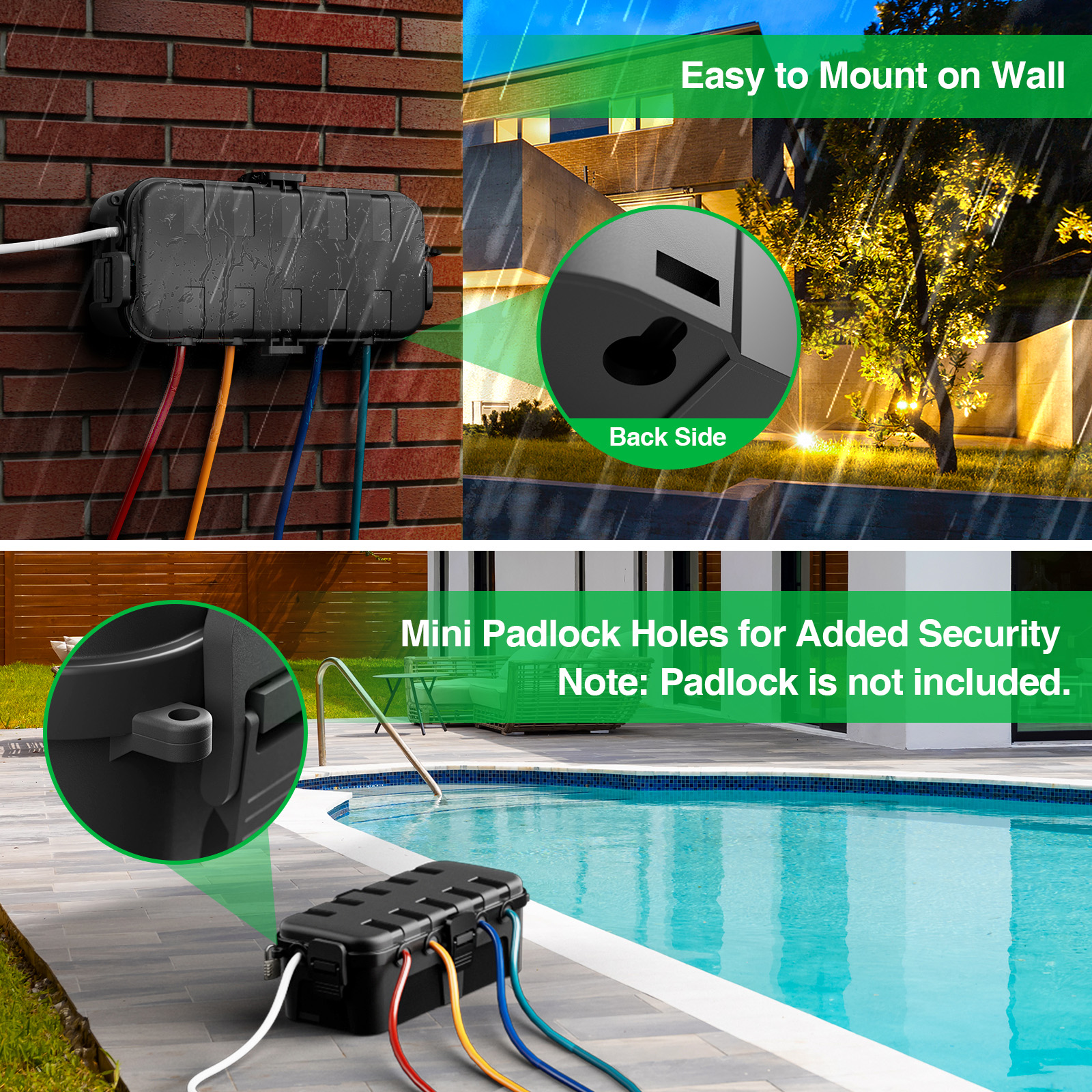 Medium Outdoor Electrical Box, - Outdoor Power Plug incelemesi ve fiyatı