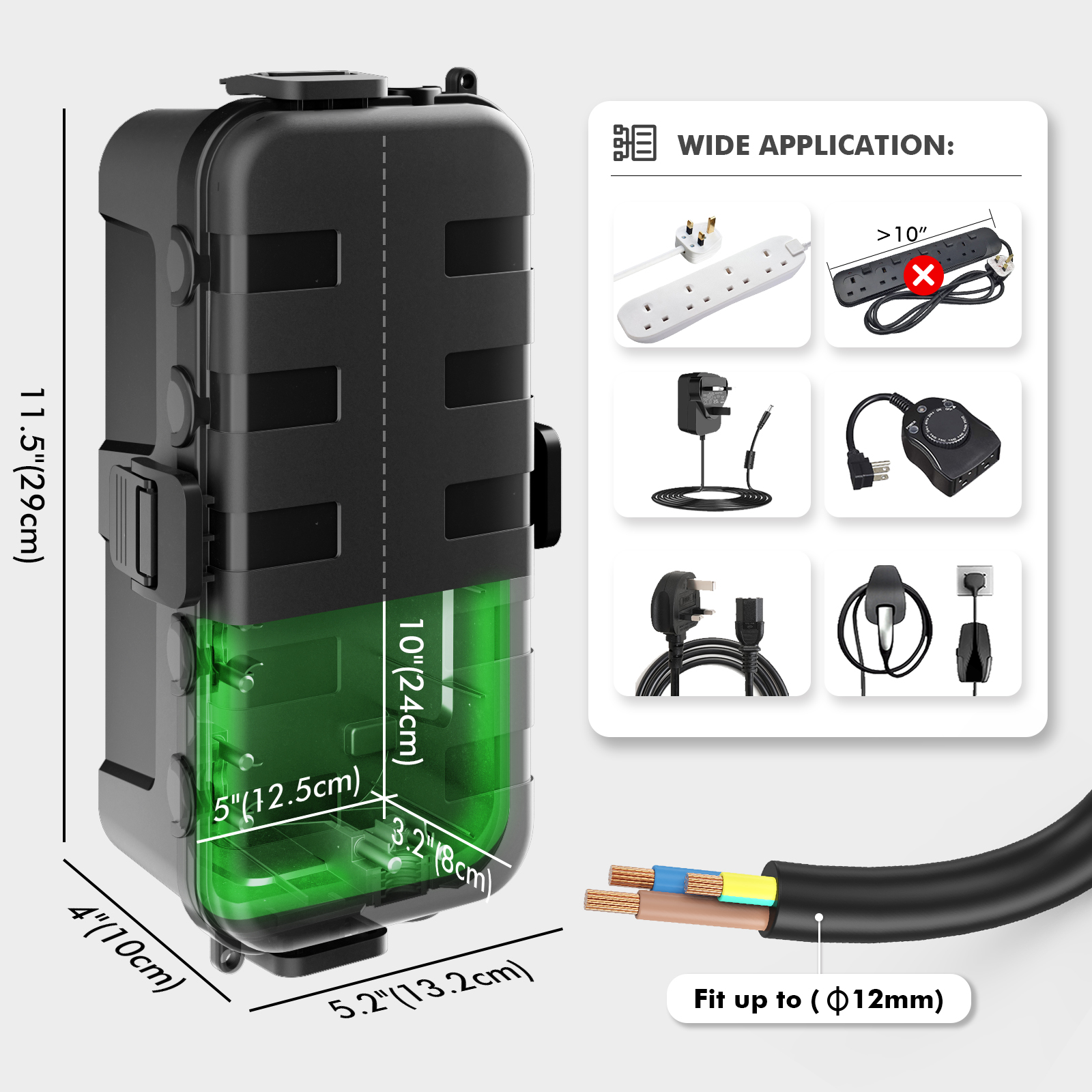 Medium Outdoor Electrical Box, - Outdoor Power Plug incelemesi ve fiyatı