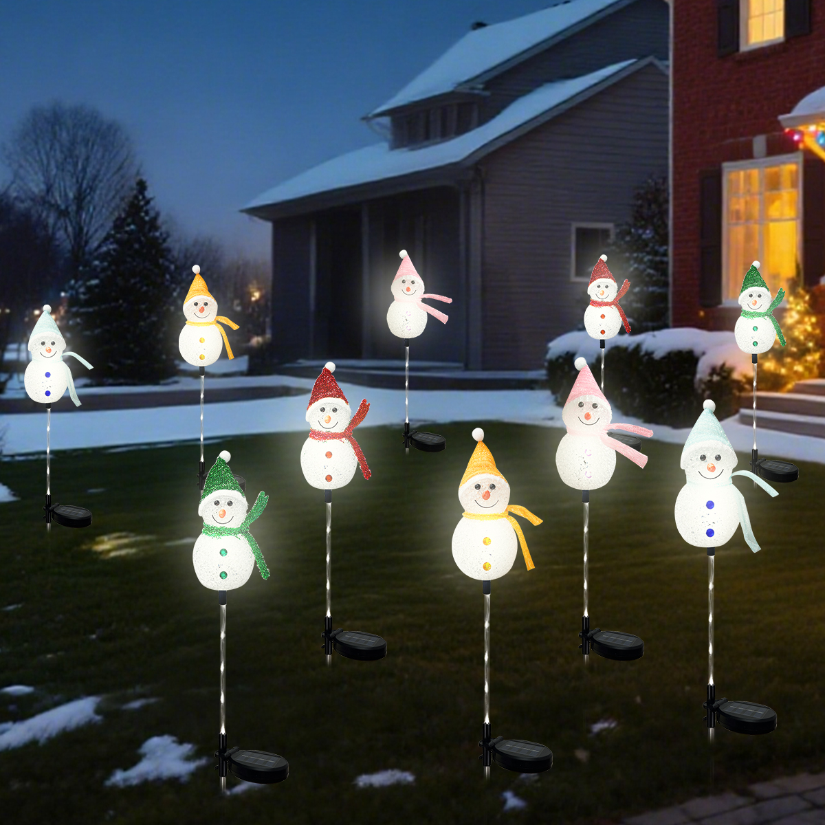 1PC Solar Powered Christmas Sn - Outdoor Solar Power Xmas Lights incelemesi ve fiyatı