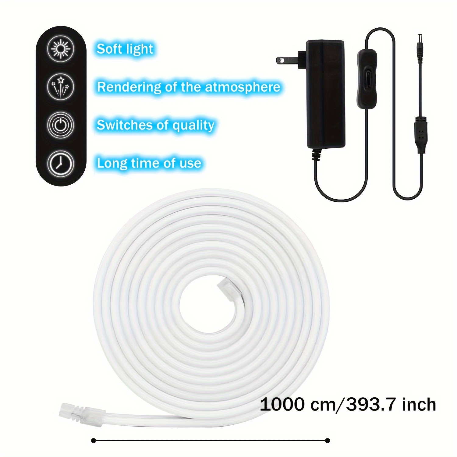 Neon LED Strip Lights 32.8ft/1 - Outdoor Power Hub incelemesi ve fiyatı