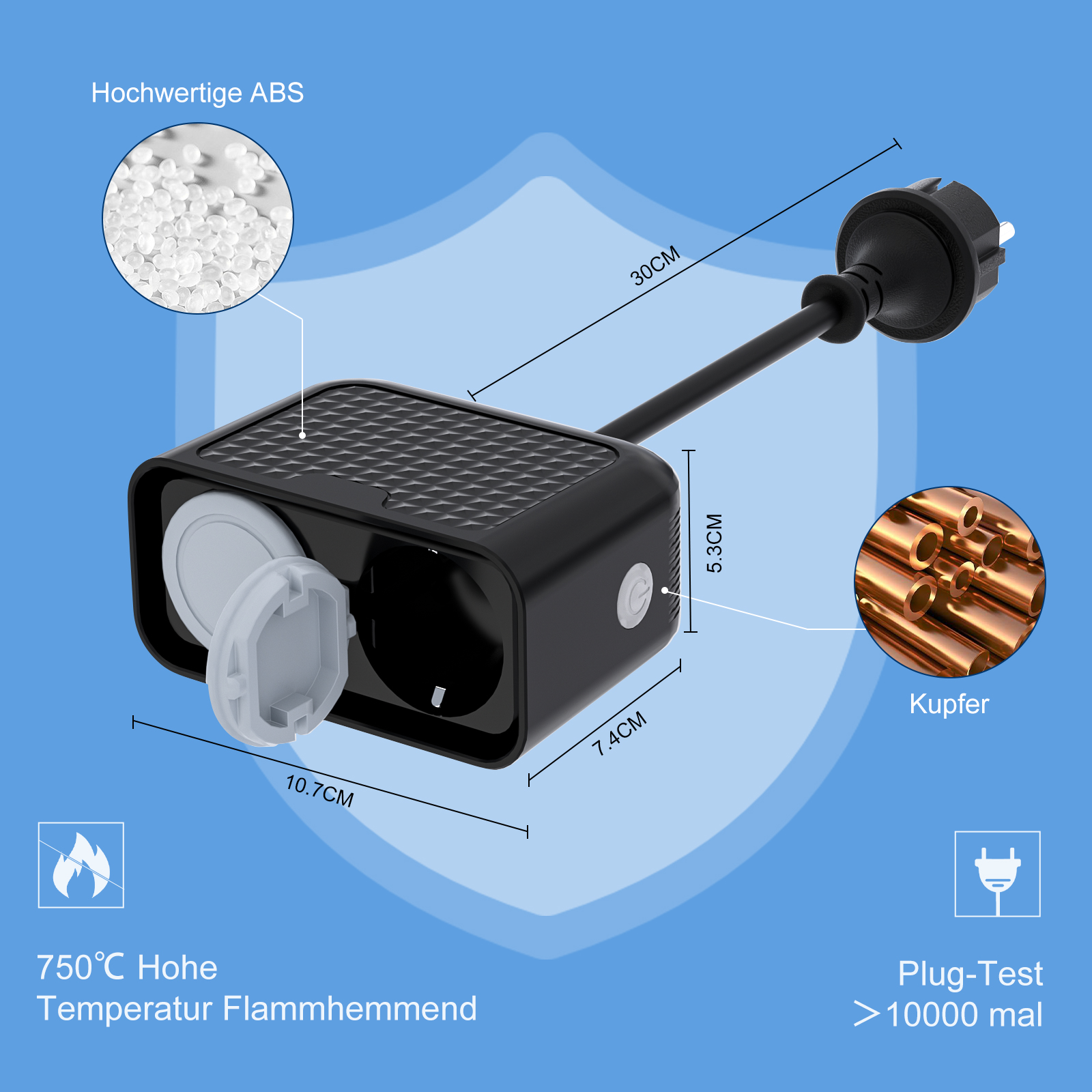Eu WIFI smart outdoor power so - Outdoor Power Outlet Waterproof incelemesi ve fiyatı