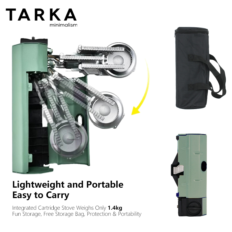 TARKA Cassette Stove Camping F - Outdoor Kitchen Power incelemesi ve fiyatı